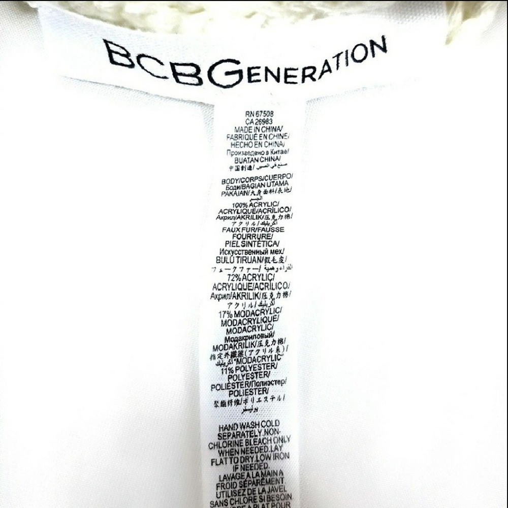 ❄3/$20 BCBGeneration Faux Fur Pom Pom Beanie - Picture 4 of 6